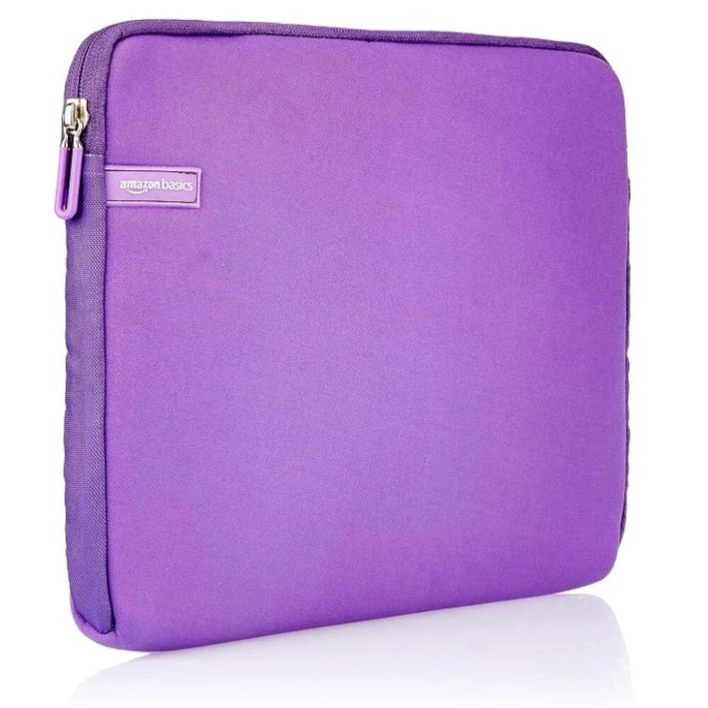 Amazon Basics 13.3 Inch Laptop Sleeve Case Zipper Protective Purple